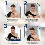 Hombrera Ortopédica, hombrera Tendinitis Ajustable, Hombrera Deportiva de Neopreno, Ayuda a Aliviar Dolores en el Hombro, Bolsillo Ajustable para Terapias Frío / Calor, Talla Única