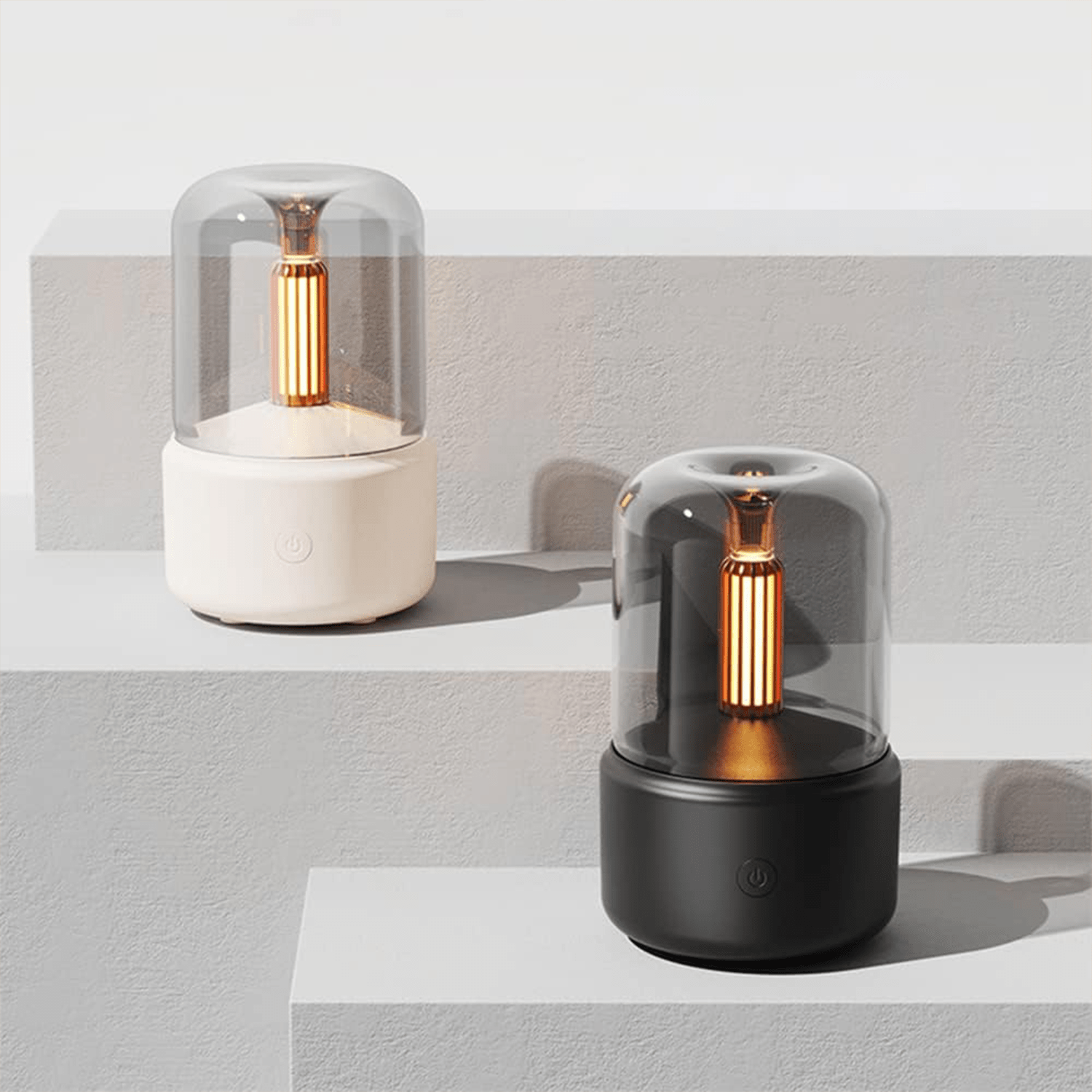Humidificador de Aroma de 120 ml, Humidificador y Difusor de Aromas, Experiencia Relajante y Aromática, Conexión USB tipo-C, Diseño Compacto, Luz Ambiental Integrada