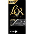 L'Or Espresso Café Cápsulas Onyx, Intensidad 12, Intenso y Potente, 10/50 Cápsulas