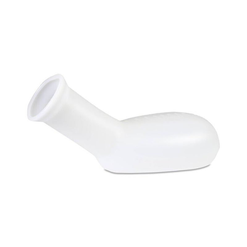 Orinal Portátil Hombre, Orinal Hombre Orinal Adulto ideal para Personas que deban Permancecer en cama o que no puedan Levantarse, Diseño Anatómico de Botella, Diámetro Interno: 48.5 mm, Capacidad total de 1 Litro