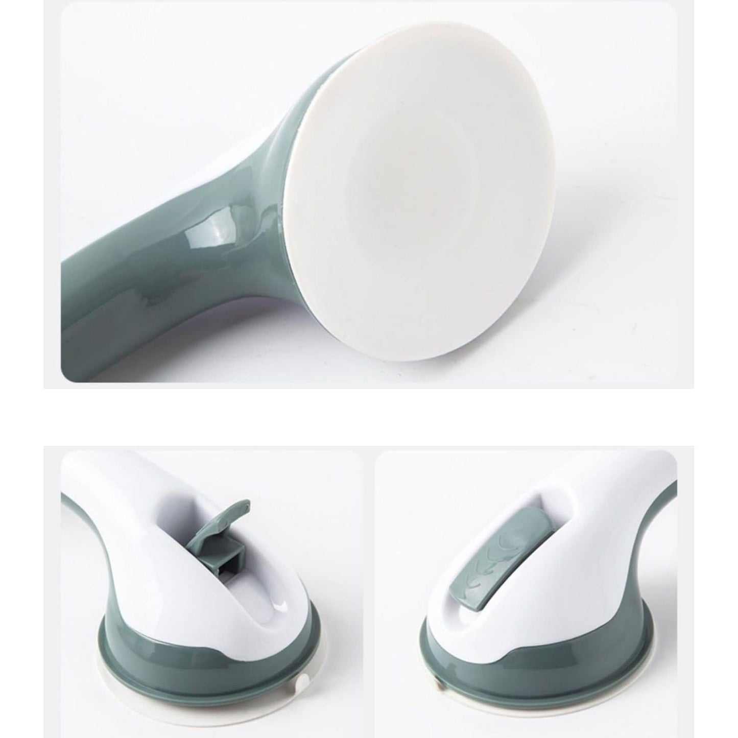 Barra de Seguridad Para Ducha, Asidero Ducha, Instalación Sin Talado Fácil y Rápida, Fuerte Sujección Antideslizante Duradera, Perfecto para Personas Mayores y Discapacitados, 30 x 9,5 cm