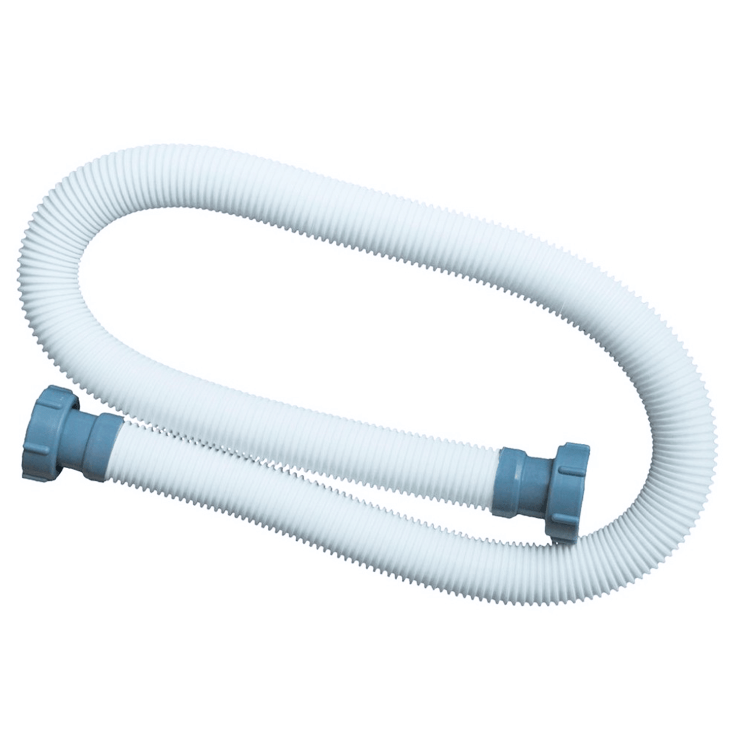 Manguera de Bomba Piscina de 150 cm y 38 mm de Diámetro, Compatible con Depuradoras de Cartucho, Arena y Cloradores Salinos con Conexión de 38mm, Fabricada en Plástico de Alta Resistencia y Duración, Dispone de Conexiones en Ambos Extremos