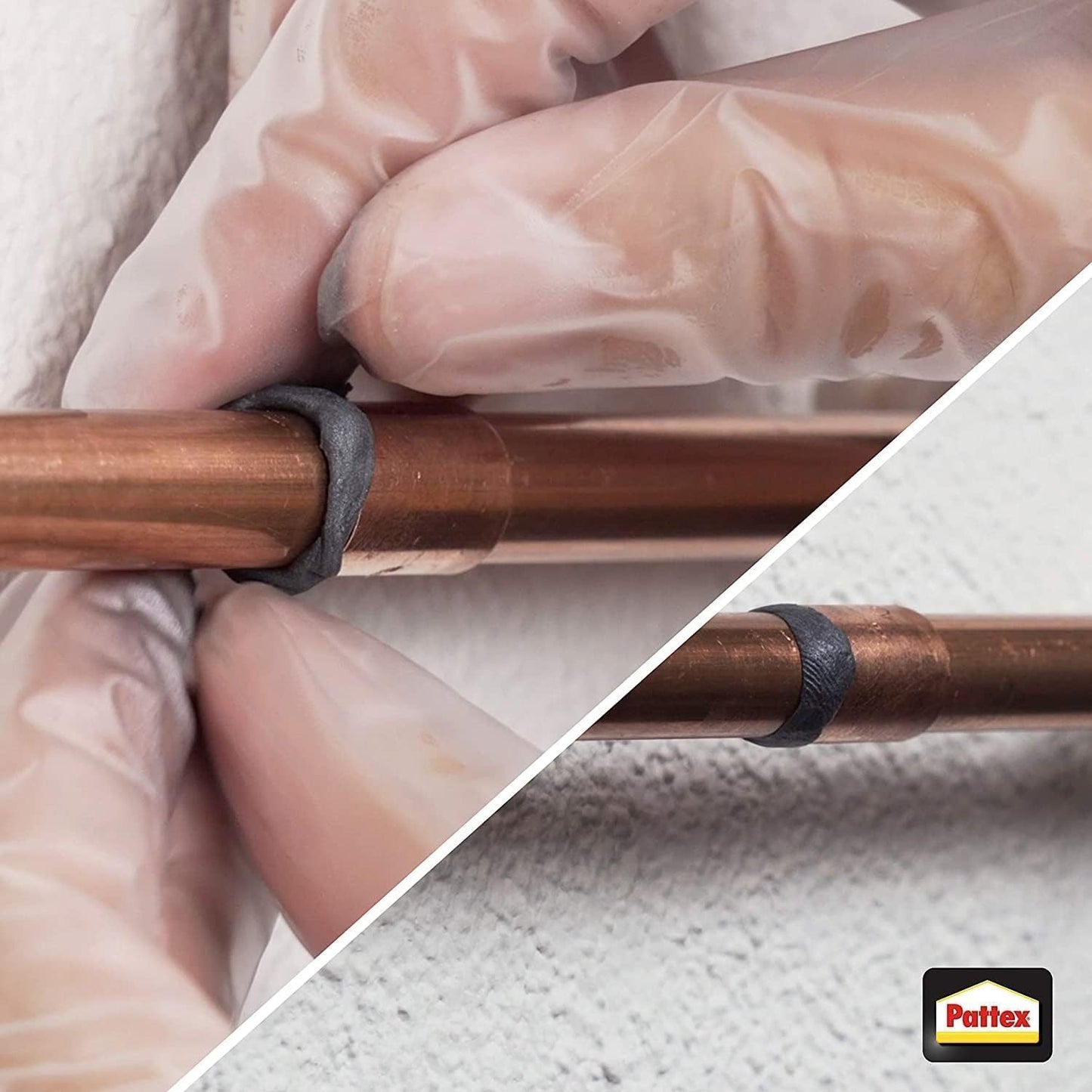 Pattex Nural 43 Masilla Reconstructora de Metales, Masilla Adhesiva para Restaurar Piezas Metálicas, Masilla Gris para Grietas, Agujeros, Fisuras y Uniones, 48g