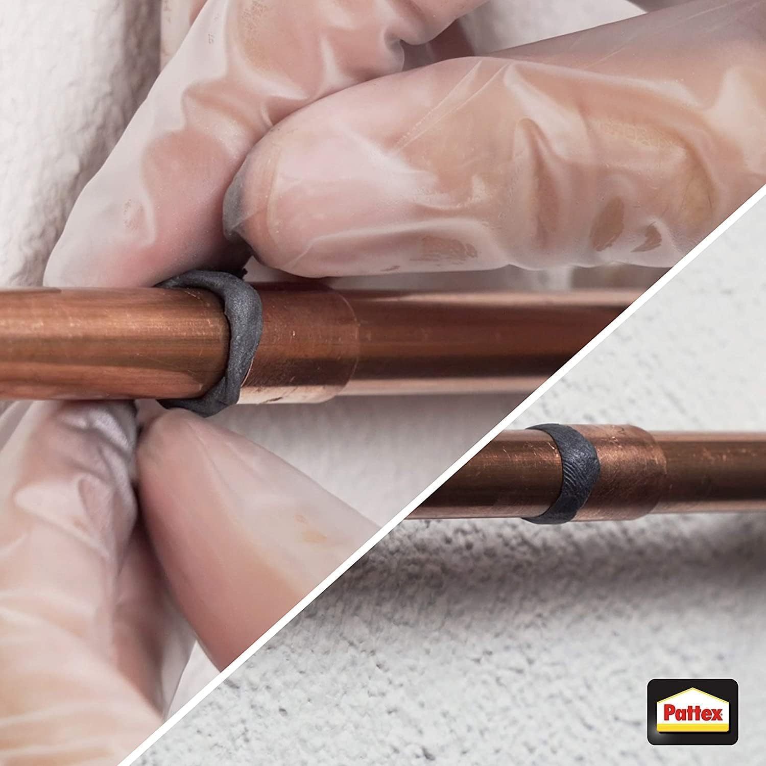 Pattex Nural 43 Masilla Reconstructora de Metales, Masilla Adhesiva para Restaurar Piezas Metálicas, Masilla Gris para Grietas, Agujeros, Fisuras y Uniones, 48g
