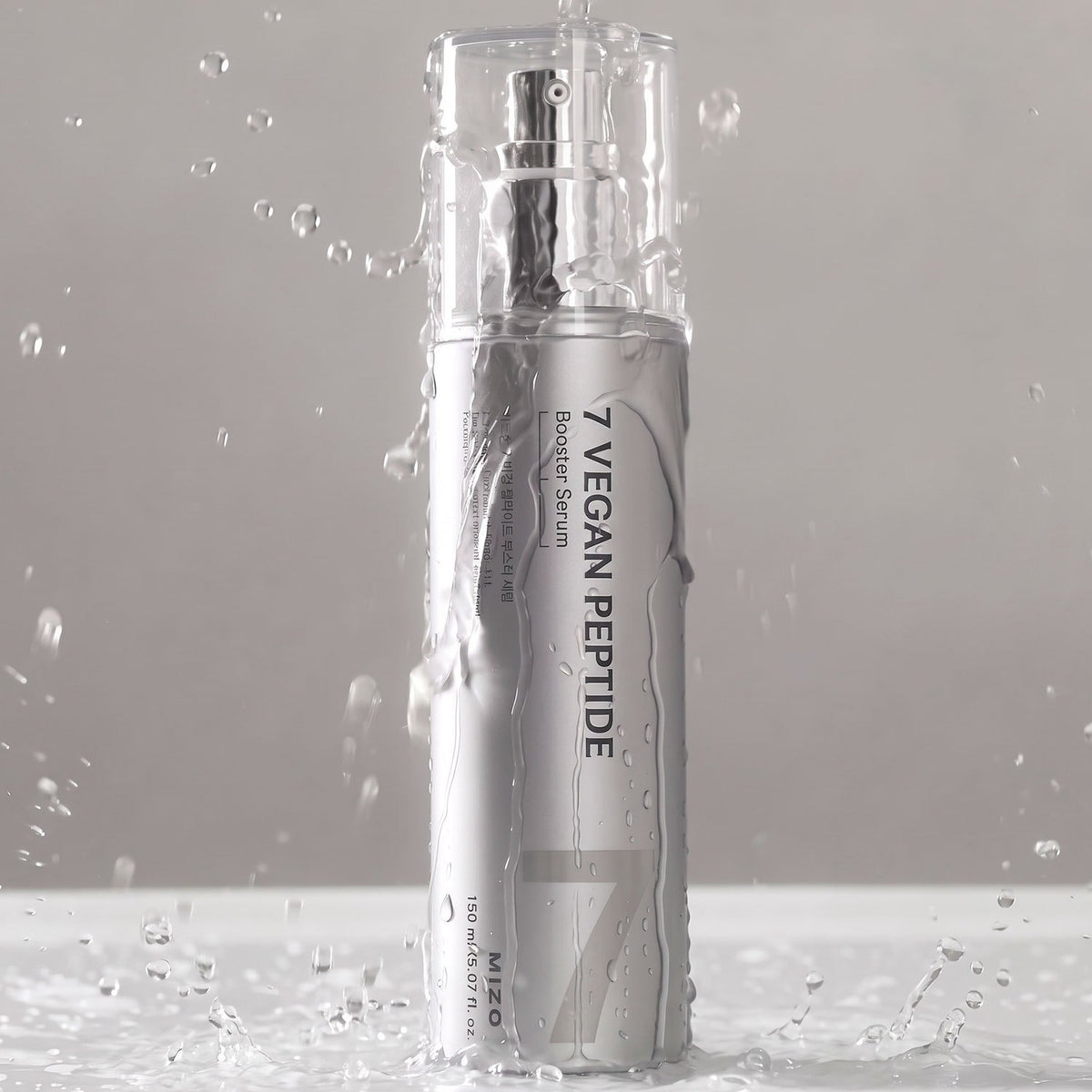 Mizon 7 Vegan Peptide Booster, Sérum Facial de Uso Diario para Hidratar y Suavizar la Piel, Textura Ligera de Fácil Aplicación, 150 ml
