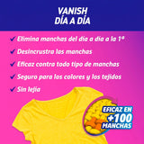 Vanish Oxi Action Spray Quitamanchas para Ropa Blanca y de Color, Fórmula sin Lejía para Manchas del Día a Día, Pack de 3 Botellas de 750 ml Cada Una