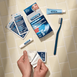 Kit, Tiras y Dentífricos Blanqueadores: Dientes hasta 7 Tonos Más Blancos, Protección Duradera, Limpia Eficazmente, Blanqueamiento Rápido en Casa - Rapid White