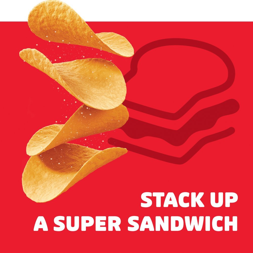 Pringles Original, Snack de Patatas Fritas sabor Original, Tamaño XXL de 185g, Pack de 6 Unidades