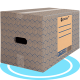 Caja Cartón para Mudanzas y Almacenaje Ultra Resistentes con Asas