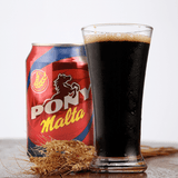 Pony Malta, Refresco Sabor Malta con Aroma a Cereales Tostados, Bebida Sin Alcohol, Original de Colombia, Pack Ahorro de 24 Latas de 330ml