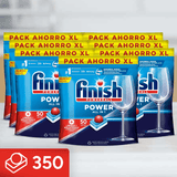 Finish Powerball Power All in 1 Pastillas Lavavajillas con potente Powerball para Eliminar las Manchas de Grasa más Difíciles, Limpieza y Brillo diario, No se necesita Prelavar
