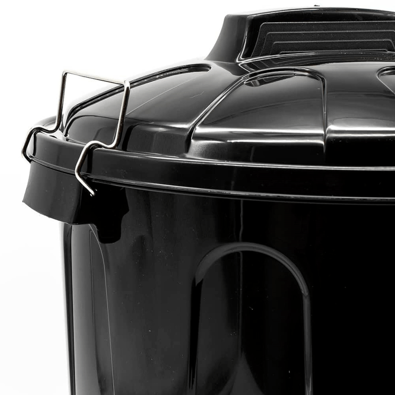 Cubo Basura Cocina 51 Litros con Tapa, Hecho con Materiales Resistentes y Duraderos, Gran Capacidad, Sellado de Olores, Fácil de Limpiar, Ideal para el Hogar, Oficina o Exteriores