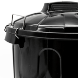 Cubo Basura Cocina 51 Litros con Tapa, Hecho con Materiales Resistentes y Duraderos, Gran Capacidad, Sellado de Olores, Fácil de Limpiar, Ideal para el Hogar, Oficina o Exteriores