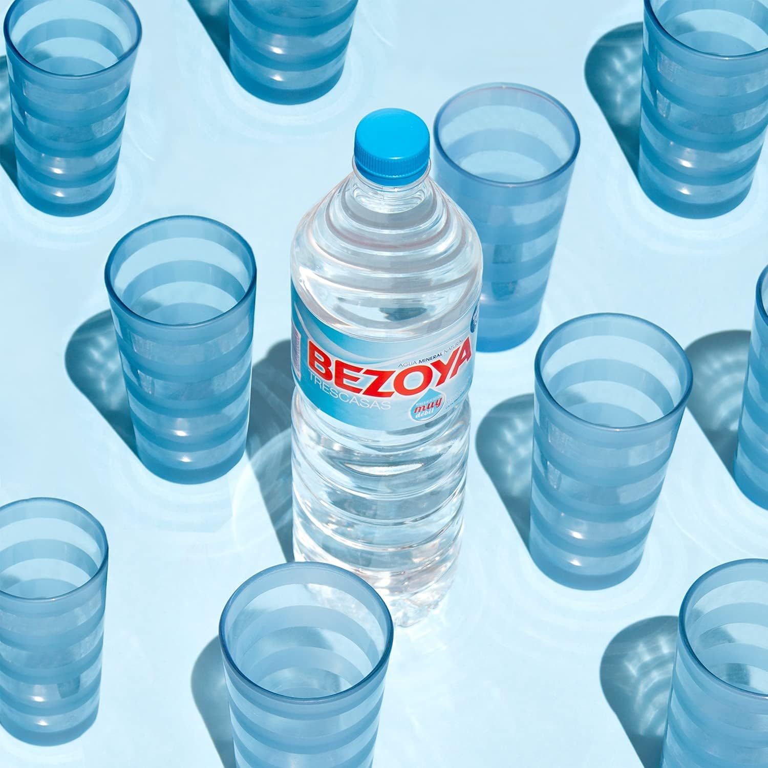 BEZOYA Agua Mineral Natural sin Gas de Mineralización Muy Débil, Máxima Calidad de Agua, Ideal para Hidratarte en Cualquier Situación, 6 Botellas de 1,5L