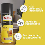 Pattex Contact Spray, Cola de Contacto Permanente, Pegamento Spray, Pegamento Fuerte para Trabajos de Bricolaje y Reparación, 400 ml
