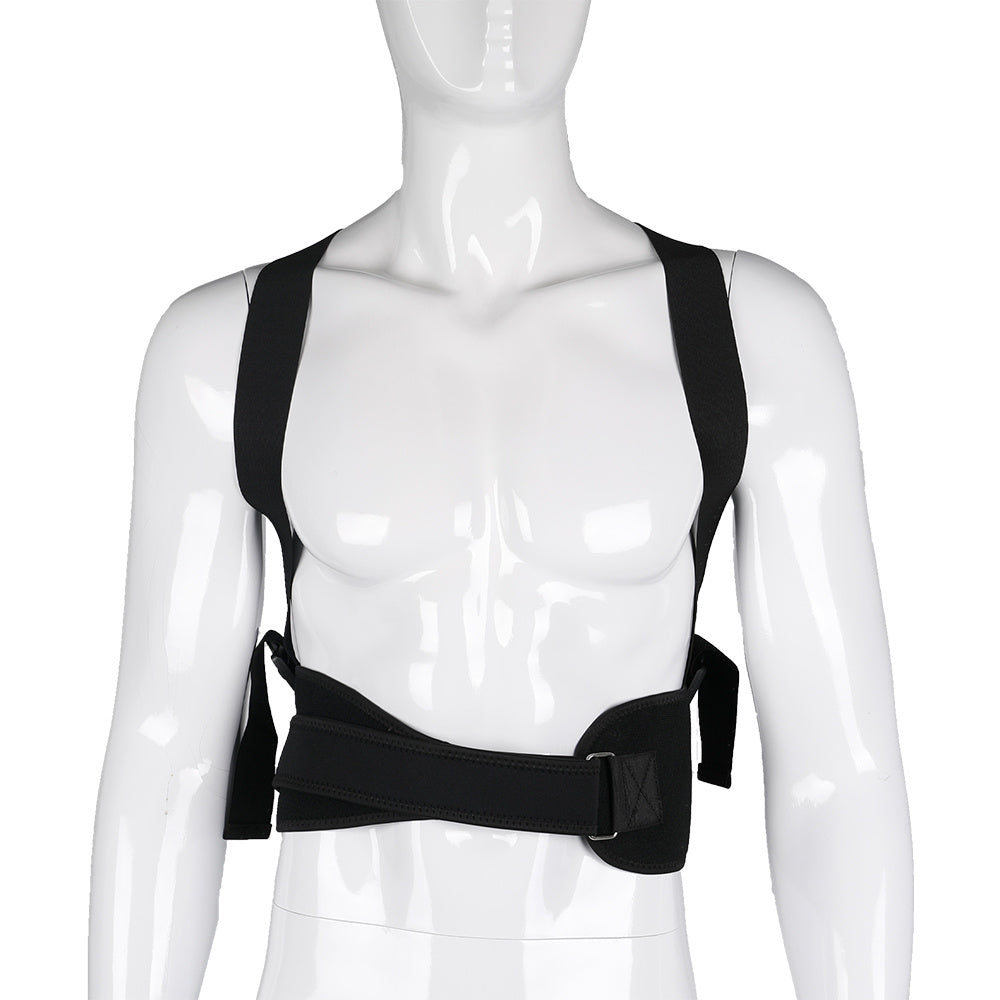 Corrector de Espalda Hombre, Corrector de Espalda Mujer, Corrector de Postura Ajustable para Hombres y Mujeres, Evita Postura Encorvada y Abatida, Cintura y Hombros Ajustables, Lavable a Mano, Absorbe el Sudor, Ayuda a Reducir la Fatiga