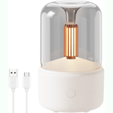 Humidificador de Aroma de 120 ml, Humidificador y Difusor de Aromas, Experiencia Relajante y Aromática, Conexión USB tipo-C, Diseño Compacto, Luz Ambiental Integrada