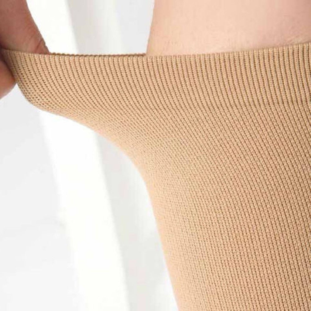 Medias de Compresión Mujer, Ideal para Piernas Cansadas, Alivia y Reduce la Hinchazón, Cremallera para Adaptarse a Cualquiera Talla y Forma de Pierna, Diseño de Punta Abierta para Mayor Comodidad, Hecho de Nylon y Elastán Flexible