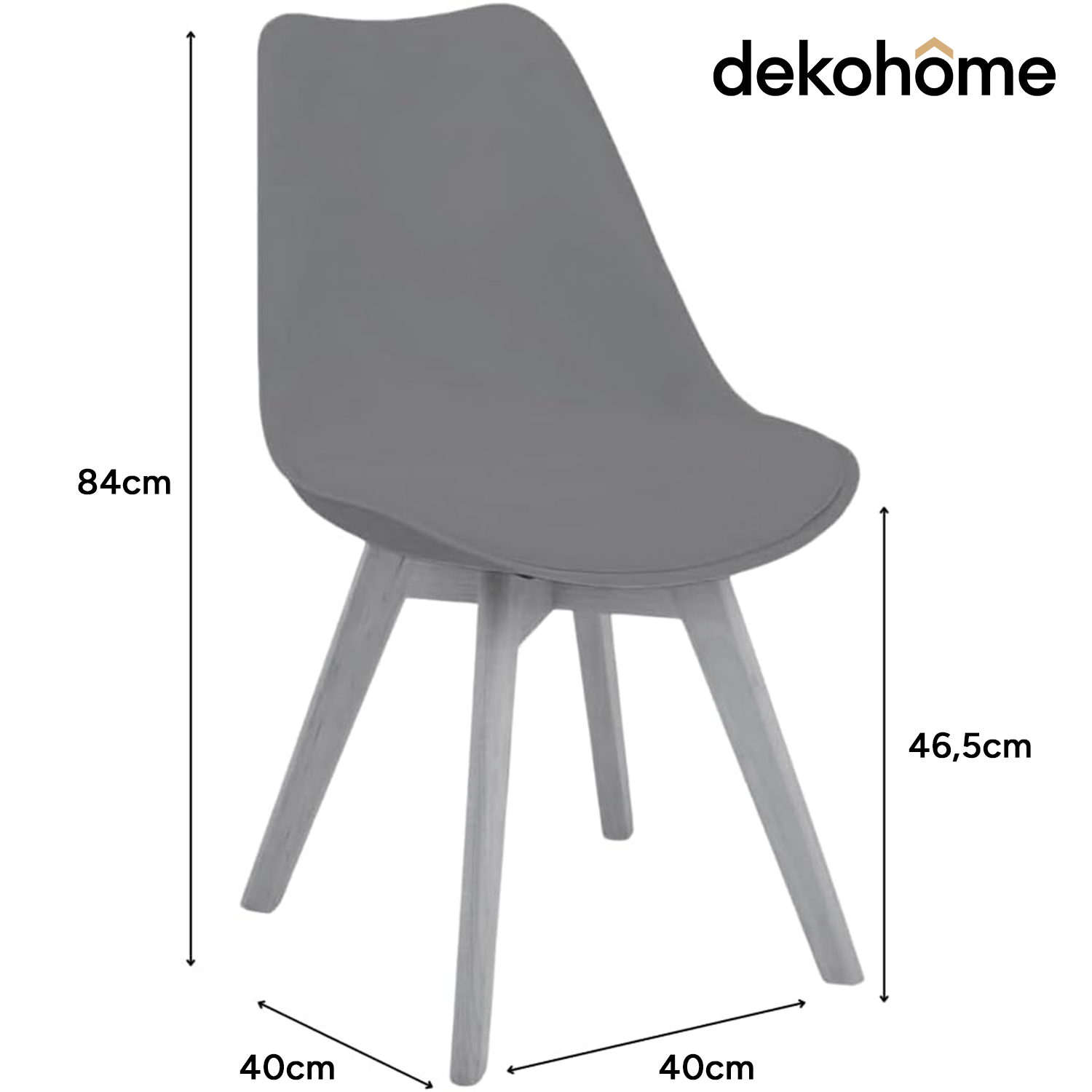 1/2/4/6 Unidad Sillas para Comedor, Sillas para Cocina con Asiento Blando, Tapizado y Patas Resistentes de Madera de Haya, Sillas Nórdicas