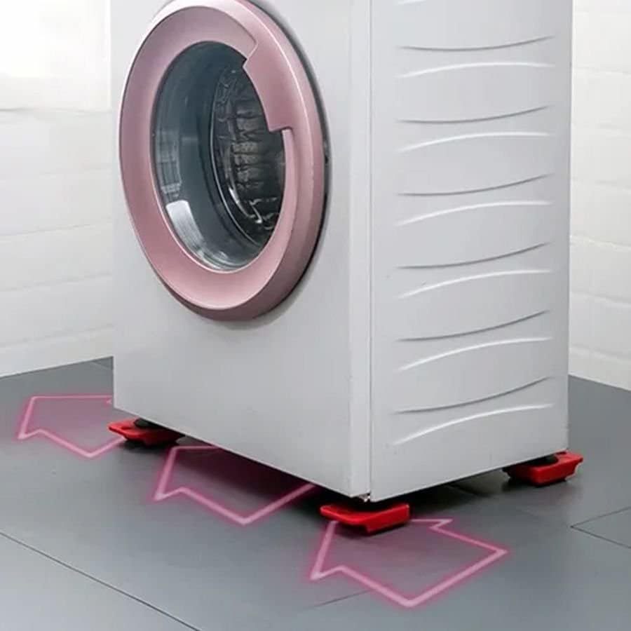 Elevador Muebles, Kit 5 Piezas, Alta Resistencia, Soporta hasta 150Kg, Sin Esfuerzo, Rapidez, Giro de 360º, Ideal para Mover Refrigeradores, Armarios, Neveras, Sofás y cualquier mueble pesado