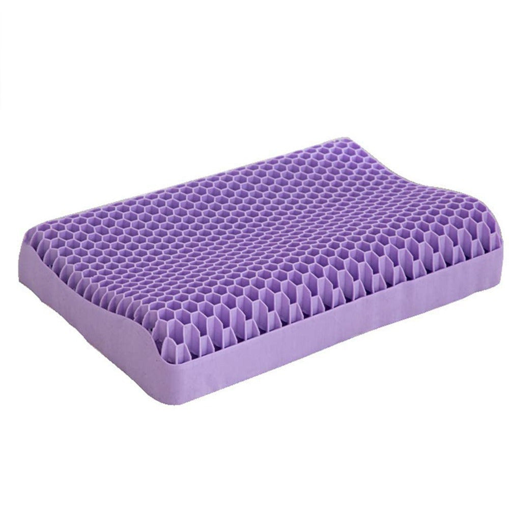 Almohada Cervical 3D con Estructura en Panal de Abeja, Funda de Poliéster Incluida, de 30 x 23 x 15 cm
