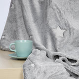 Manta Suave de Invierno Super Suave y Cálida de Poliéster, Manta de Sofá, Manta de Siesta, con Diseño de Constelaciones Ideal para Niños y Niñas, 127 x 152,5 cm