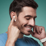 Auriculares Inalambricos de Bluetooth con Estuche de Carga, Distancia de Transmisión: 10m, 4h de Tiempo de Uso, 150h de Tiempo de Espera, Rango de Respuesta de Frecuencia: 20Hz-20KHZ, Carga USB, Capacidad de Batería de los Auriculares: 30mAh