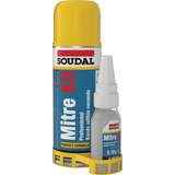 Soudal 2C, Kit de Pegamento Superadhesivo Profesional - 50g Ciano y Activador de 200ml