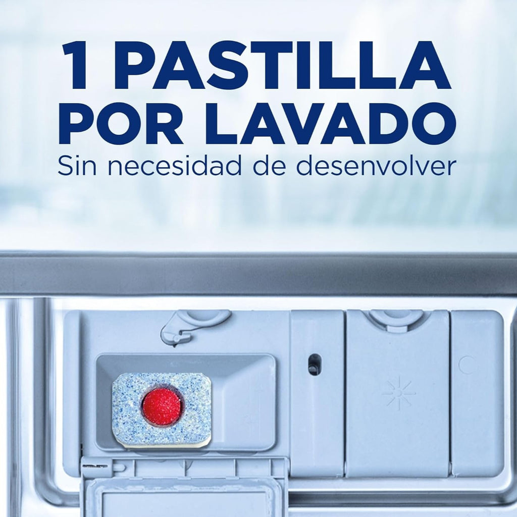 Finish Powerball Power All in 1 Pastillas Lavavajillas con Fragancia de Limón, 94 Pastillas