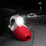 Aspiradora para Coche, Aspirador Portátil con Luz LED, 100W de Potencia, Fuerte Succión, Limpieza en Seco y Húmedo, 1L de Depósito de Residuos, 3 Metros de Cable, Conexión al Enchufe del Coche, 3 Accesorios de Limpieza Incluidos, Ligero