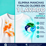 La Antigua Lavandera Detergente en Cápsulas 4 en 1 para Ropa, Aroma Flor de Cerezo, Pack de 3 Cajas de 46 Cápsulas Cada Una, 138 Cápsulas en Total