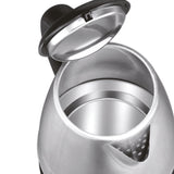 Hervidor de Agua Eléctrico de Acero Inoxidable de 1500W, Calentador de Agua Eléctrico, Antiadherente, Sistema Autoapagado, Protección Contra Sobrecalentamiento, Indicador Luminoso, Capacidad de 1L
