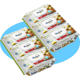 Toallitas Húmedas, Cuidado e Hidratación Profunda, Fibras Ultrasuaves ideales para Piel Sensible, Perfume Fresco, Packs de 3/6/9/12 Unidades, 360/720/1080/1440 Toallitas