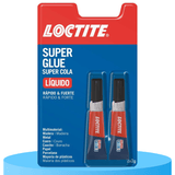 Loctite Super Glue-3 Original, Pegamento Universal con Triple Resistencia, Adhesivo Transparente, Pegamento Instantáneo Líquido, Fuerza Instantánea, Ideal para Cualquier Material, 2 x 2 g