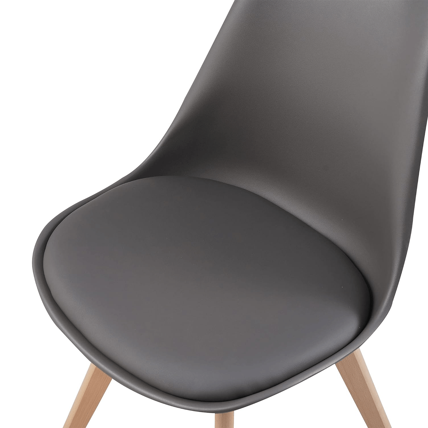 1/2/4/6 Unidad Sillas para Comedor, Sillas para Cocina con Asiento Blando, Tapizado y Patas Resistentes de Madera de Haya, Sillas Nórdicas