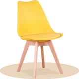 1/2/4/6 Unidad Sillas para Comedor, Sillas para Cocina con Asiento Blando, Tapizado y Patas Resistentes de Madera de Haya, Sillas Nórdicas