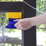 Limpia Ventanas Magnético Doble Cara, Portatil, Fijación Magnética Extra Fuerte Ideal para Ventanas de Gran Altura, Llega a Todos los Rincones, Compatible con Cristales de 3-10mm, Uso en Exteriores e Interiores