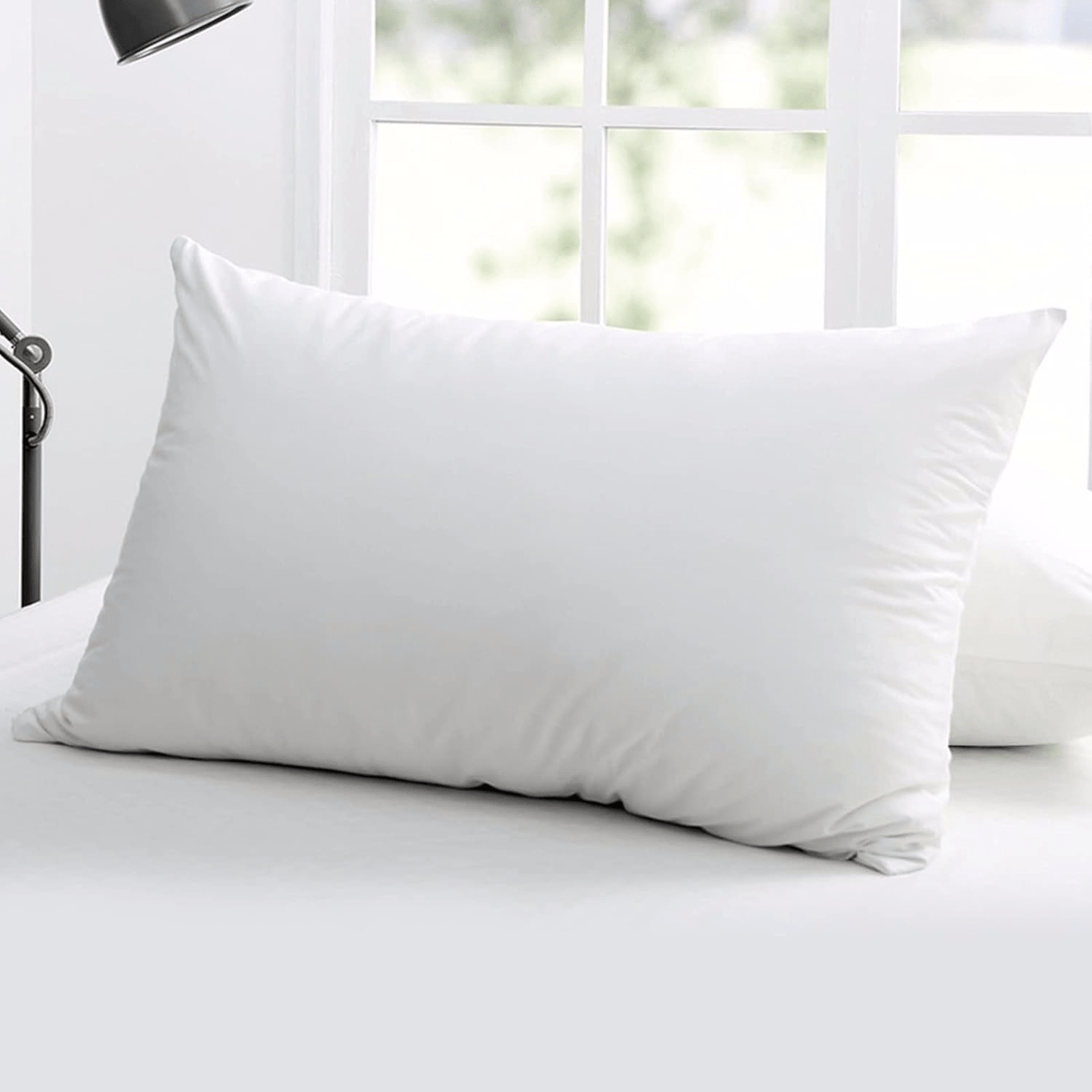 Almohada para Dormir de Fibra Siliconada, Antialérgica, Fibra Hueca de Alta Recuperación, Agradable al Tacto, Transpirable y Duradera, Se adapta a la Postura del Sueño