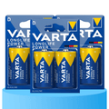 Pilas D Alcalinas de Alto Rendimiento, VARTA Longlife Power, Ultra Larga Duración, Energía Potente y Continua, Ideal para Linternas de Alto Consumo, Radios Portátiles, Juguetes Grandes, Equipos de Sonido y Dispositivos Industriales - VARTA