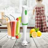 Batidora de Mano Potente, 300W, Ergonómica y Ligera con 2 Velocidades, Cuchilla de Acero Inoxidable, Motor Silencioso, Vaso de 600 ml y Cable de 1,2 m