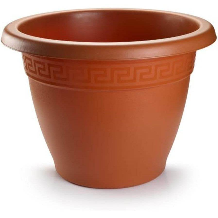 Maceta Grande Plástico, Maceta Plástico Redonda Grande con Agujeros de Drenaje, Maceta Reutilizable Duradera para Flores y Plantas de Interior y Exterior, Fácil de Plantar y Transplantar, Estilo Casual, No incluye Bandeja