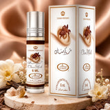 Al Rehab Choco Musk Perfume Árabe en Aceite Concentrado para Aromatizar la Piel durante Todo el Día con Aroma Dulces de Chocolate y Vainilla sin Alcohol en Formato Roll-On Portátil, 6 ml