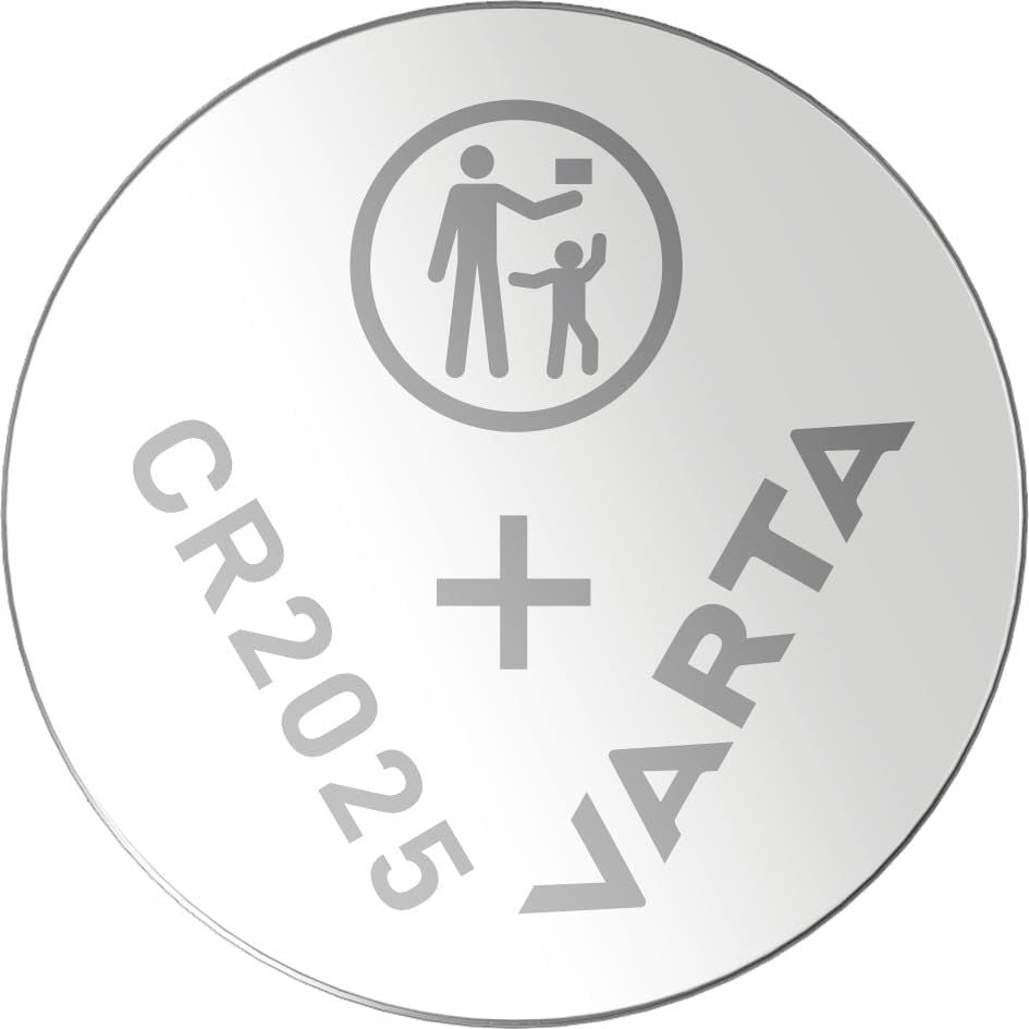 Pilas Boton CR2025 de Litio de Alto Rendimiento, Larga Duración, Ideal para Relojes, Controles Remotos, Calculadoras, Básculas, Audífonos, Juguetes y Otros Dispositivos Pequeños - VARTA