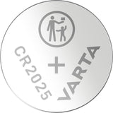 Pilas Boton CR2025 de Litio de Alto Rendimiento, Larga Duración, Ideal para Relojes, Controles Remotos, Calculadoras, Básculas, Audífonos, Juguetes y Otros Dispositivos Pequeños - VARTA