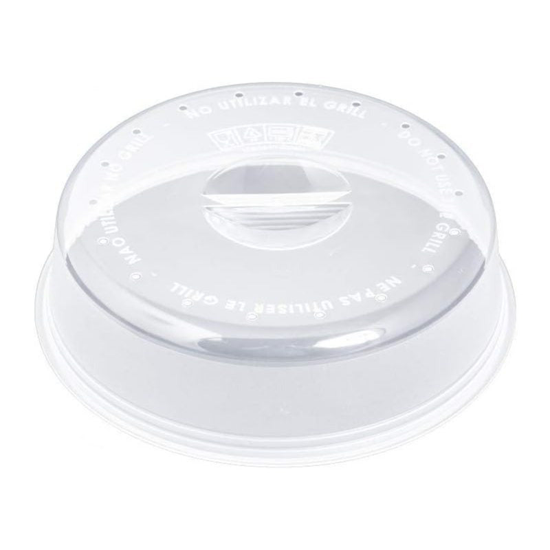 Tapa Microondas Grande de 27.5 x 27.5 x 7.5, Ideal para Calentar Fácilmente, Evita las Salpicaduras, Apta para Cualquier tipo de Plato, Fácil de Limpiar, Apta para Lavavajillas (Máximo 45º C), Dispone de Orificios para Liberar Vapor