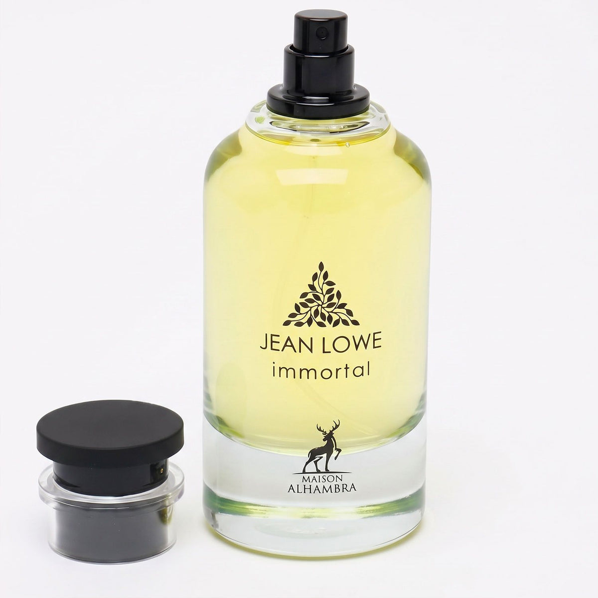 Maison Alhambra Jean Lowe Immortal Eau de Parfum, Perfume Árabe de Aroma Fresco y Cítrico con Notas Especiadas y Amaderadas, 100 ml