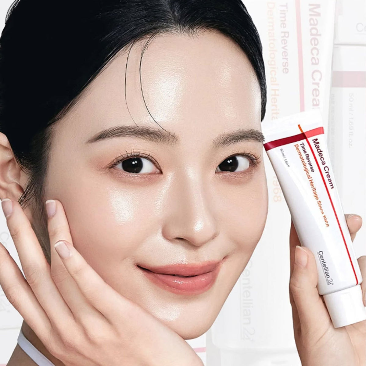 Centellian24 Madeca Cream, Crema Facial Hidratante con Centella Asiática, 50 ml