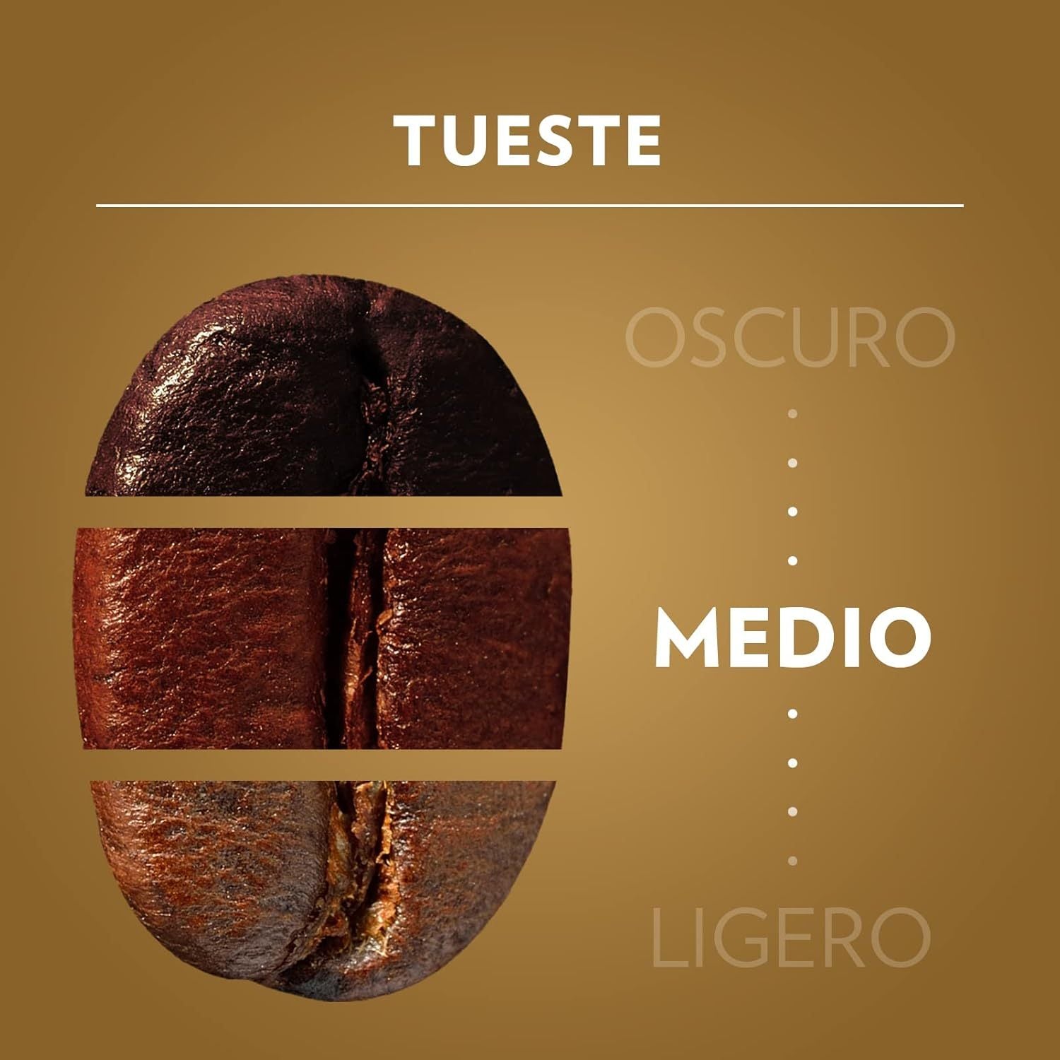 Lavazza Café Grano Natural Qualità Oro, Mezcla 100% Arábica, con Notas Aromáticas Florales y Afrutadas, Intensidad 5/10, Tueste Medio, 1/2 kg