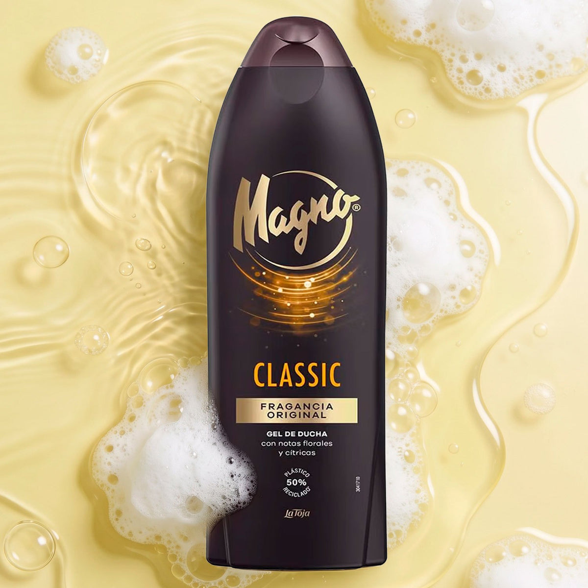 Magno Gel de Ducha Classic, Gel de Baño para la Higiene Diaria, Limpieza Suave y Sensación de Frescura, Aroma Clásico y Agradable, Pack de 2 Unidades de 600 ml Cada Una, 1.2 L en Total
