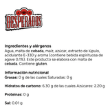 Desperados Cerveza Original, Cerveza 24 Latas de 500ml, Aromatizado con Aguardiente, 5,9% Volumen de Alcohol